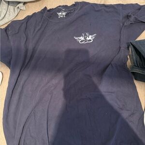 Men's Navy Blue Graphic T-Shirt